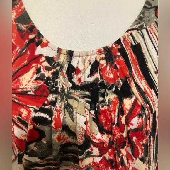 Coral Bay floral blouse size M - Picture 2 of 5